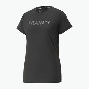 Női PUMA Graphic Tee Training fekete 523415 01. Méret: XS kép
