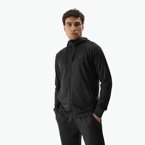 Férfi edzőpulóver 4F M209 mély fekete (M209 4FAW23TFSWM209) kép