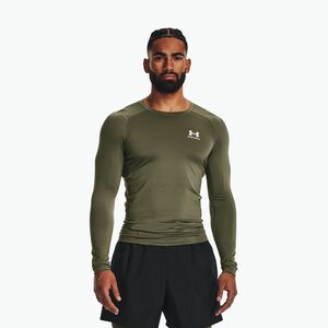Under Armour férfi hosszú ujjú edző Ua HG Armour Comp LS marine zöld/fehér színű edzőruha (HG Armour Comp 1361524) kép
