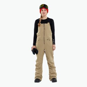 Női snowboard nadrág Volcom Swift Bib Overall khaki színben (Swift Bib Overall H1352406) kép