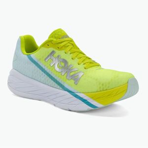 HOKA Rocket X kék üveg / esti primrose futócipő (Rocket X 1113532) kép