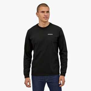 Férfi tekking hosszú ujjú Patagonia P-6 Logo Responsibili black (P-6 Logo Responsibili 38518) kép