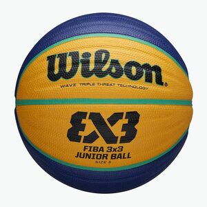 Wilson Fiba 3x3 Junior kék/sárga gyermek kosárlabda 5. méret (Fiba 3x3 Junior WTB1133XB) kép