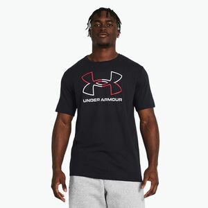 férfi edzőpóló a Under Armour GL Foundation Update black/red/white (GL Foundation Update 1382915) kép