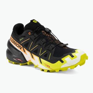 Férfi futócipő Salomon Speedcross 6 GTX black/sulphur spring/bird of paradise (Speedcross 6 GTX L47465400) kép