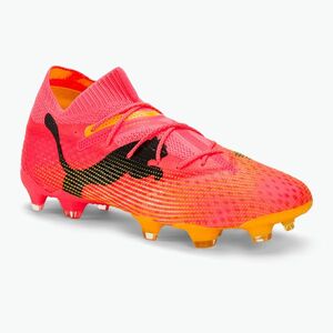 focicipő PUMA Future 7 Ultimate FG/AG sunset glow/puma black/sun stream (Future 7 Ultimate FG/AG 107599 03) kép