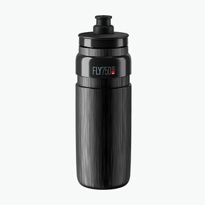 Kerékpáros kulacs Elite FLY Tex 750 ml black/grey logo (FLY Tex EL01607197) kép