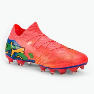 Futballcipő PUMA Future 7 Match Neymar Jr FG/AG sunset glow/black/sun stream/puma green/blue (Future 7 Match Neymar Jr FG/AG 107840 01) kép