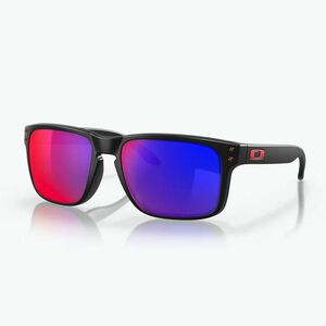 Oakley Holbrook matt fekete/pozitív piros irídium napszemüveg (Holbrook OO9102-36) kép