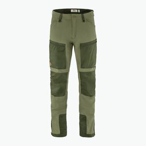 Férfi trekking nadrág Fjällräven Keb Agile babérzöld/mély erdő (Keb Agile F86411) kép