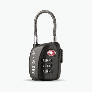 Osprey Travel Sentry kábelzár fekete (Travel Sentry Cable Lock 10003969) kép