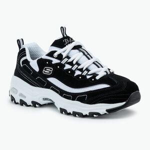 Női cipő SKECHERS D'Lites Biggest Fan black/white/silver (D'Lites Biggest Fan 11930 BKW) kép