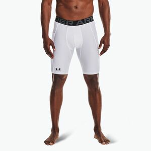 Férfi Under Armour HG Armour hosszú rövidnadrág fehér/fekete (HG Armour Long Shorts 1361602-100) kép
