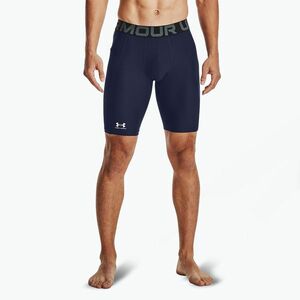 Férfi Under Armour HG Armour hosszú rövidnadrág éjfekete-sárga/fehér (HG Armour Long Shorts 1361602-410) kép
