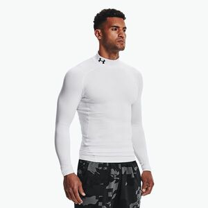 Hosszú ujjú edzőfelső férfi Under Armour Comp Mock UA Armour white/black (Comp Mock UA Armour 1366072-100) kép
