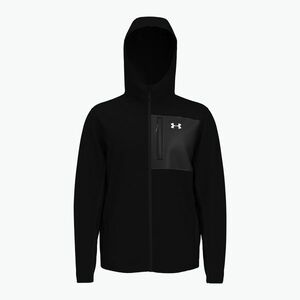 Férfi sportkabát Under Armour Shield Hooded black/white (Shield Hooded 1371587-002) kép