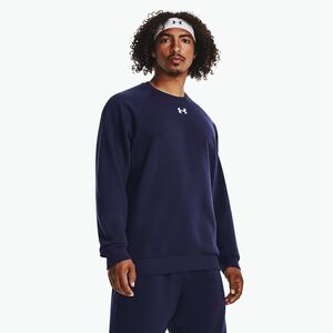 Férfi Under Armour Rival Fleece Crew midnight navy/fehér melegítőfelső (Rival Fleece Crew 1379755-410) kép