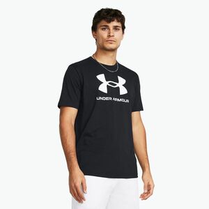 Férfi Under Armour Sportstyle Logo Update póló fekete/fehér (Sportstyle Logo Update 1382911-001) kép
