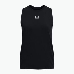 Under Armour Rival Muscle Tank fekete/fehér női edzős tank felső (Rival Muscle Tank 1383659-001) kép