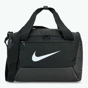 Sporttáska Nike Brasilia 9.5 Duffle 25 l black/black/white (Brasilia 9.5 Duffle DM3977-010) kép