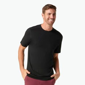 Férfi thermo póló Smartwool Merino black (Merino Short Sleeve SW016948001) kép