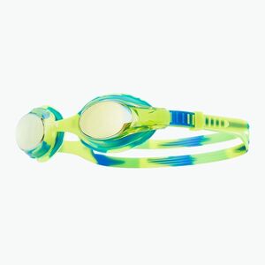 TYR Swimple Tie Dye tükrös arany/zöld/kék gyermek úszószemüveg (Swimple Tie Dye Mirrored LGSWTDM_298) kép