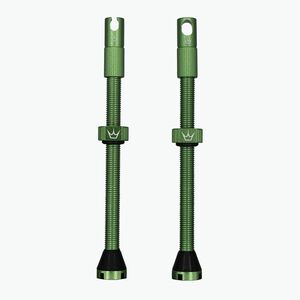 Peaty's X Chris King MK2 Presta Tubeless szelepek 80 mm-es szettje smaragdzöld (X Chris King MK2 Tubeless Valves PTV2-80-EMR-12) kép