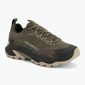 Férfi túrabakancs Merrell Moab Speed 2 oliva színű túracipő (Moab Speed 2 J037527) kép