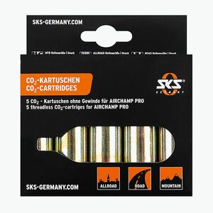 Gázpatronok SKS Co2 Airchamp Pro 16 g kerékpárpumpa számára 5 db. (Co2 Airchamp Pro 10002) kép