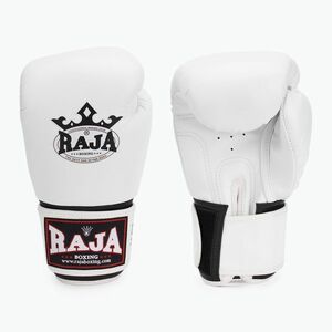 RAJA BOXING Single Semi Leather fehér bokszkesztyű (Single Semi Leather RBGV-SL-1-WH) kép