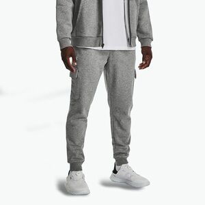 Férfi Under Armour Rival Fleece Cargo Jogger nadrág castlerock light heather / fehér (Rival Fleece Cargo Jogger 1382134-026) kép