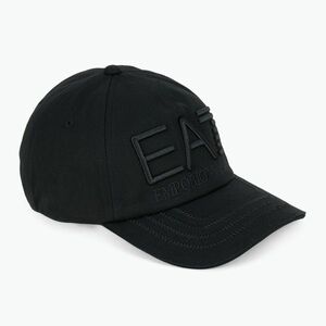 EA7 Emporio Armani Train Logo Series hímzett baseball sapka fekete (Train Logo Series Embroidered 7X000052-AF13150-UC001) kép