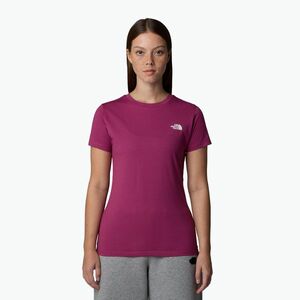 Női póló The North Face Simple Dome Slim Tee cyber bogyós bogyó (Simple Dome Slim Tee NF0A87NH6EO1) kép