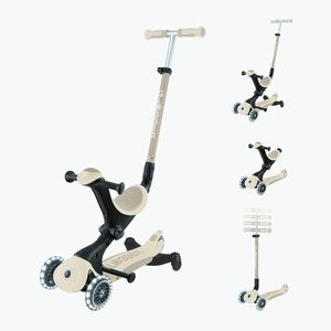 Globber Go.Up Deluxe Lights Ecologic 360 kókuszdió gyermek háromkerekű robogó (Go.Up Deluxe Lights Ecologic 360 697-566) kép