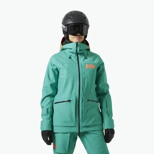 Helly Hansen Powderqueen 3.0 jelzöld farmer női sí dzseki (Powderqueen 3.0 65753_466) kép