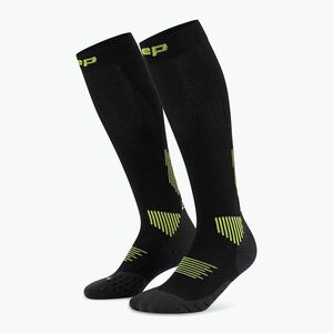 CEP Férfi kompressziós zokni Run Tall 5.0 fekete/lime (Run Tall 5.0 WP80LR4) kép
