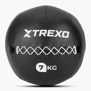 XTREXO falilabda 7 kg fekete (Wall Ball TRX-WLB007) kép