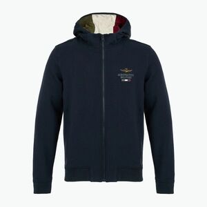 Férfi kapucnis pulóver Aeronautica Militare Hoodie navy blue (252FE2078UF00662) kép