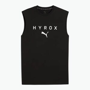 Férfi edzőpóló PUMA Hyrox Cutoff Tank fekete (Hyrox Cutoff Tank 527176 01) kép