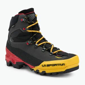 Férfi magashegyi bakancs La Sportiva Aequilibrium LT GTX black/yellow (Aequalibrum LT GTX ZFMS096K00Y00) kép