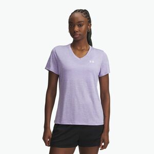 Női edzőpóló Under Armour Tech V-Twist átlátszó/fehér (Tech V-Twist 1384227-538) kép