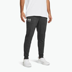 Férfi nadrág Under Armour Rival Terry Jogger castlerock light heather/onyx white (Rival Terry Jogger 1380843-025) kép