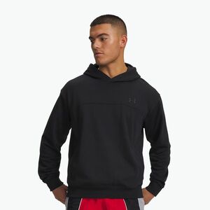 Férfi pulóver Under Armour Rival LW Hoodie black/black (Rival LW Hoodie 6012335-001) kép