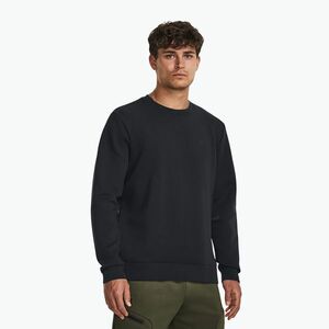 Férfi pulóver Under Armour Unstoppable Fleece Crew black/black (Unstoppable Fleece Crew 1381688-001) kép