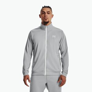 Férfi pulóver Under Armour Sportstyle Tricot mod gray/white (Sportstyle Tricot 1329293-011) kép