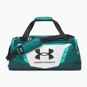 Táska Under Armour Undeniable 5.0 Duffle S 40 l white/arden green/black (Undeniable 5.0 Duffle S 1369222-100) kép