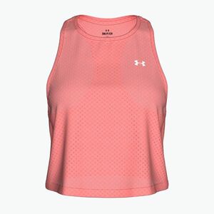 Női edzőtrikó Under Armour Tech Sport Mesh Crop Tank posh pink/white (Tech Sport Mesh Crop Tank 6011229-603) kép