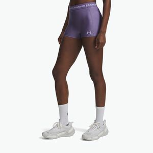 Női edzőshort Under Armour HeatGear Shorty purple luxe/purple crest (HeatGear Shorty 6010725-520) kép