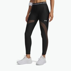 Férfi edzés leggings Under Armour HeatGear Mesh ultimate black/white (HeatGear Mesh 6010009) kép