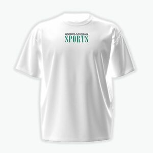 Férfi edzőpóló Under Armour Heavyweight Sports white/midnight navy (Heavyweight Sports 6009268-100) kép